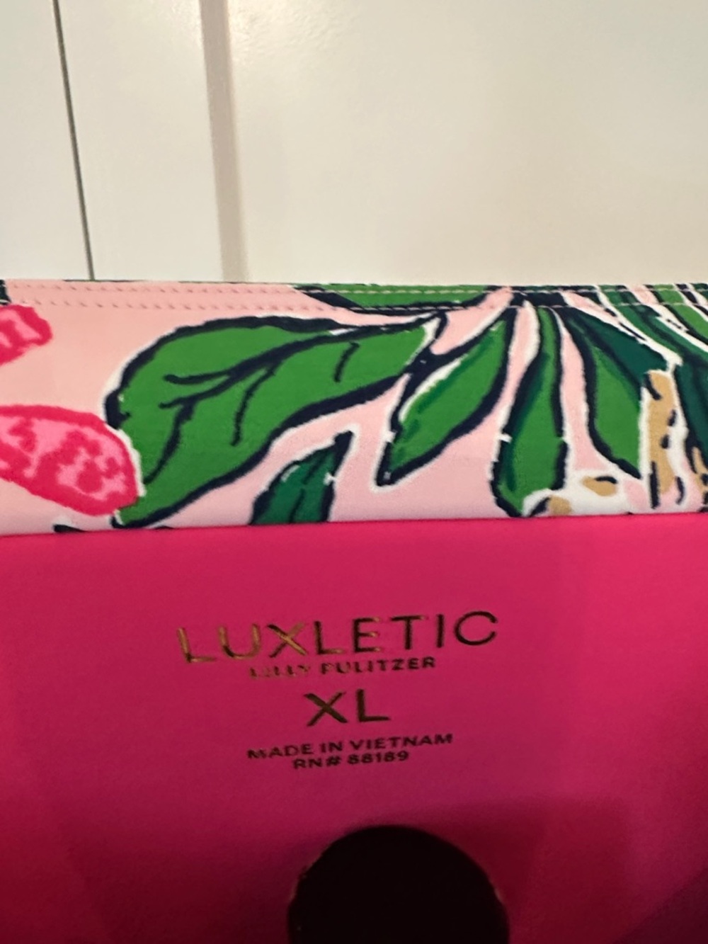 Lilly Pulitzer Pink Tropical Leaf Print Sleeveless Dress - Picture 6 of 6